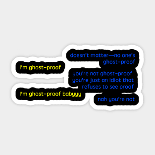 Ghost-proof Sticker